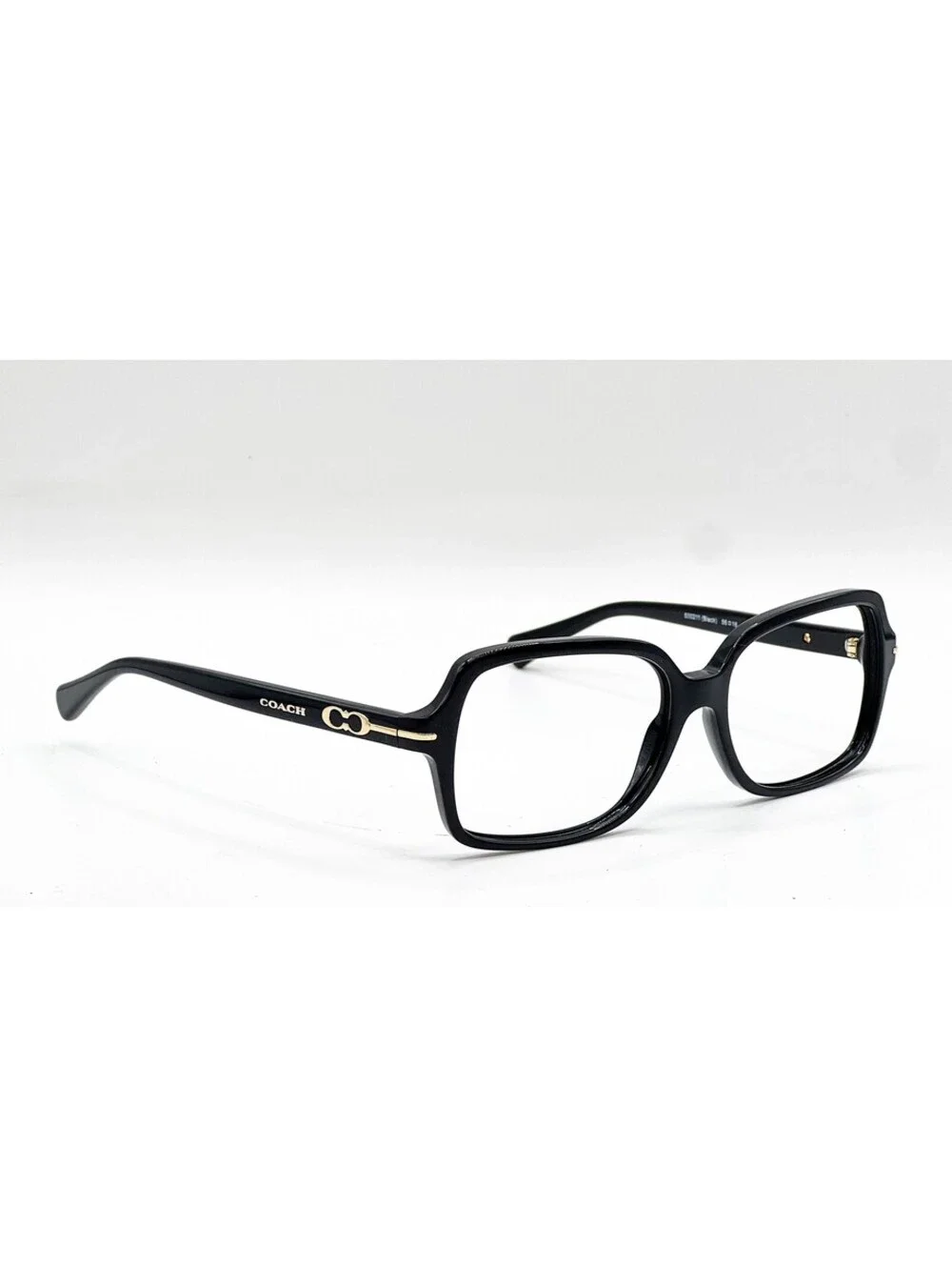 Coach Hc 8116 500211 Polished Black Authentic Eyeglasses 56-16-135